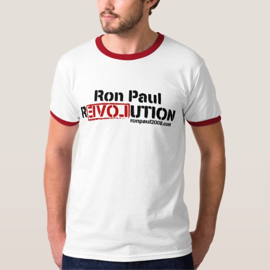 T-shirt de révolution de Ron Paul (Devant)