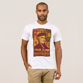 T-shirt de révolutionnaire de Jefferson (Devant entier)