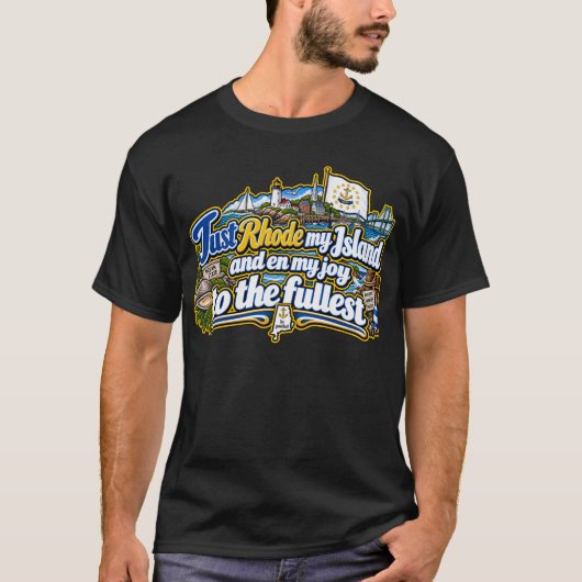 T-shirt de Rhode Island (Devant)