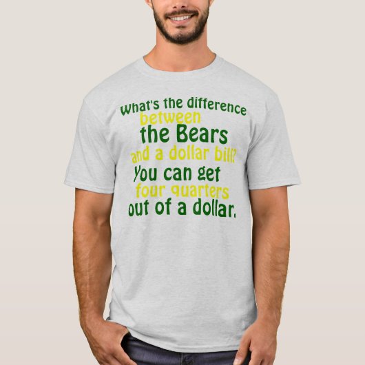 T-shirt de rival d'emballeur de Green Bay (Devant)