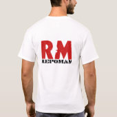 T-shirt de RM de B&W StSlv (Dos)