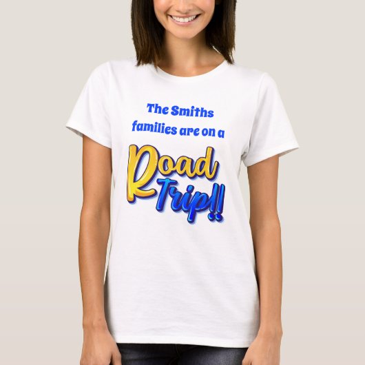 T-shirt de road trip (Devant)