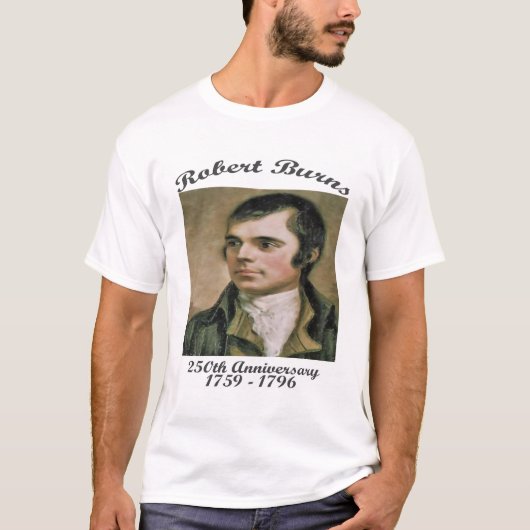 T-shirt de Robert Burns (Devant)