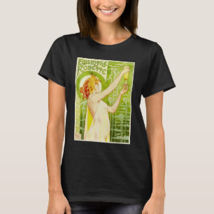 T-shirt de Robette d'absinthe d'Alphonse Mucha