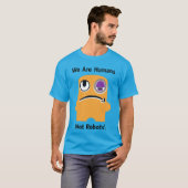 T-shirt de robot d'Amazone (Devant entier)
