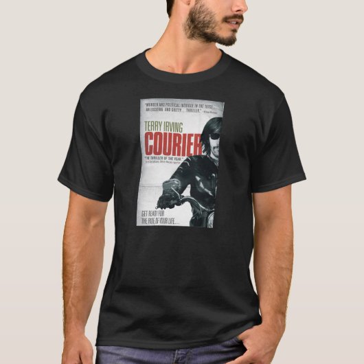 T-shirt de robot de Ronin de messager (Devant)