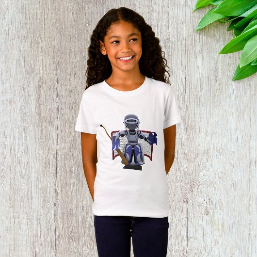 T-shirt de Robot Playing Ice Hockey