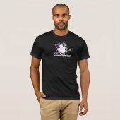 T-shirt de roche de poussins de batteur (Devant entier)