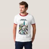 T-shirt de Rocket de roche de geeks (Devant entier)