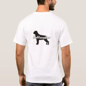 T-shirt de rottweiler avec Rotty sur l'avant et le (Dos)