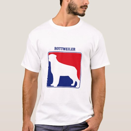 T-shirt de rottweiler de ligue (Devant)