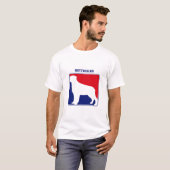 T-shirt de rottweiler de ligue (Devant entier)