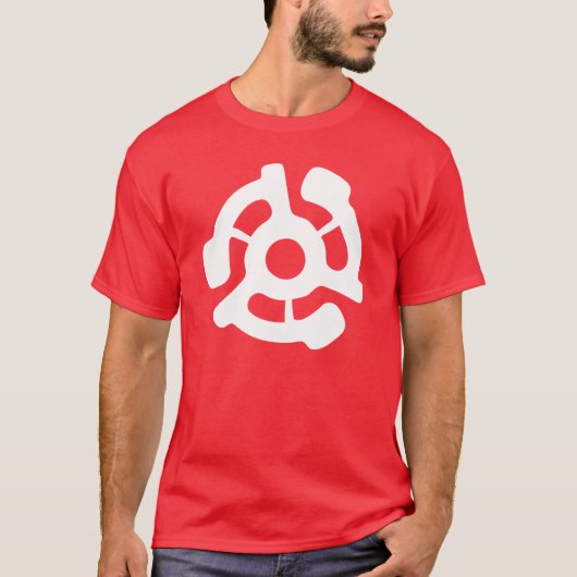 T-shirt de rouge de 45 t/mn (Devant)
