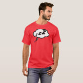 T-shirt de rouge de ballon de zZZ… (Devant entier)