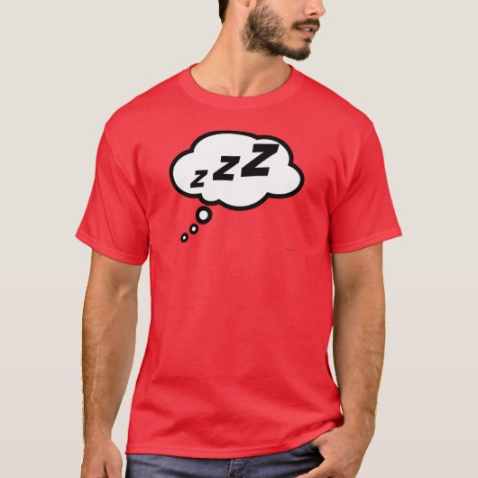 T-shirt de rouge de ballon de zZZ… (Devant)
