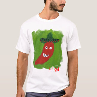 T-shirt de rouge de Lil