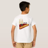 T-shirt de roulement d'enfants (Dos entier)