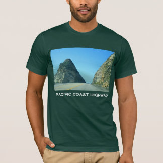 T-shirt de route de la Côte Pacifique des hommes