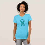 T-shirt de ruban de conscience de névralgie (Devant entier)