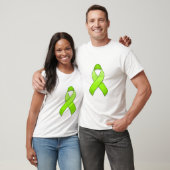 T-shirt de ruban de conscience de vert de chaux (Unisexe)