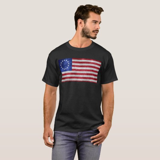 T-shirt de Rush Limbaugh Betsy Ross (Devant entier)