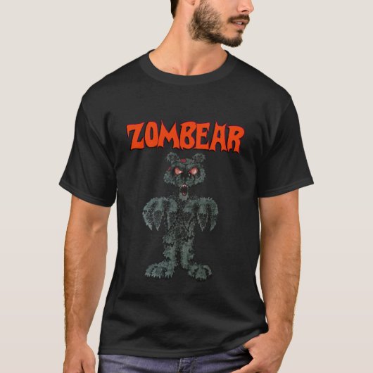 T-SHIRT de S d'HOMMES de ZombieZ ZOMBEAR ' (Devant)