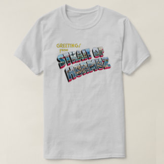 T-shirt de salutations du détroit d'Ormouz