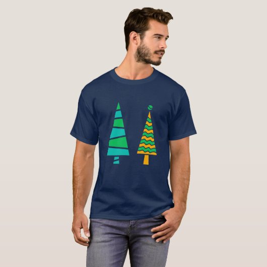 T-shirt de sapins (Devant entier)