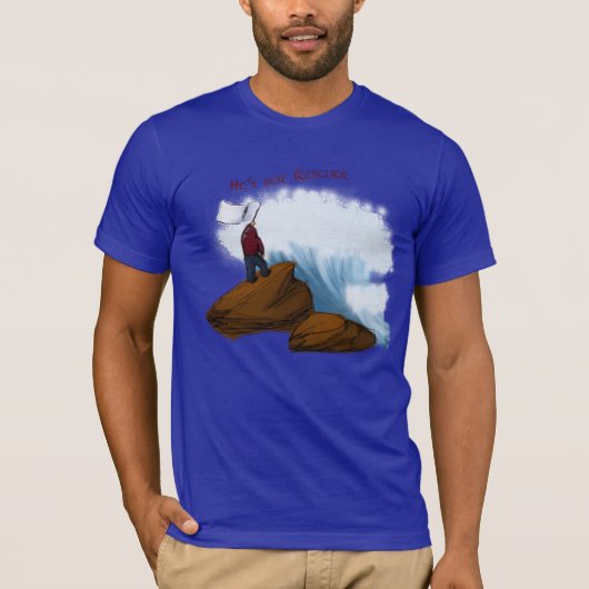 T-shirt de sauveteur pour les hommes (Devant)