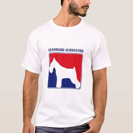 T-shirt de Schnauzer standard de ligue (Devant)