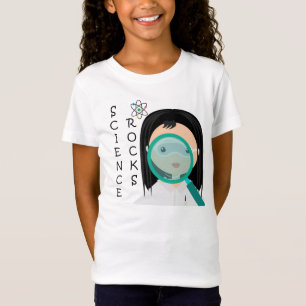 T-shirt de scientifique de fille