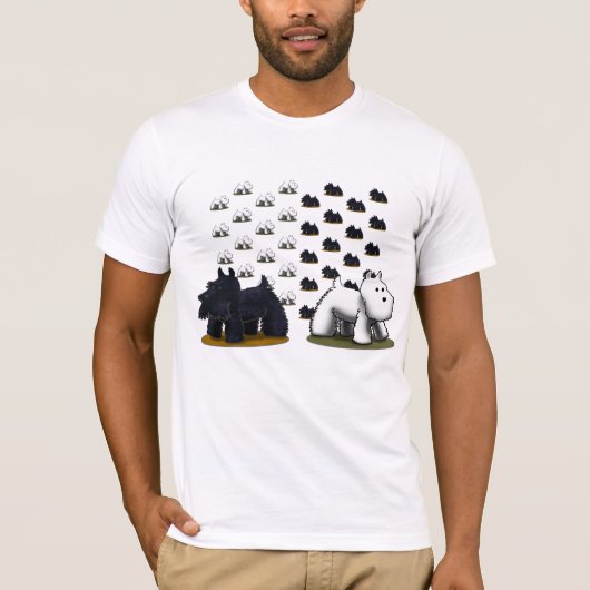 T-shirt de ScottieWestiePattern (Devant)