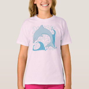 T-shirt de secousse de dauphin