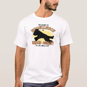 T-shirt de secret de Briard d'agilité