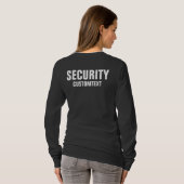 T-shirt de sécurité double face avant et dos pour (Dos entier)
