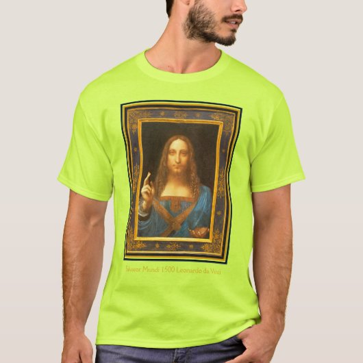 T-shirt de sécurité Leonardo da Vinci Salvator Mun (Devant)