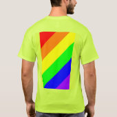 T-shirt de sécurité pour les couleurs arc-en-ciel (Dos)
