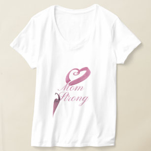 T-shirt de sensibilisation au cancer pour maman fo