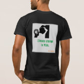 T-shirt de sensibilisation au changement climatiqu (Dos)