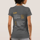 T-shirt de sensibilisation au syndrome de Down 3.2 (Dos)