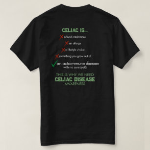 T-shirt de sensibilisation aux maladies coeliaques