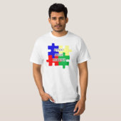 T-shirt de sensibilisation sur l'autisme (Devant entier)