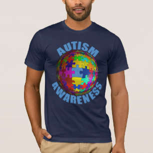 T-shirt de sensibilisation sur l'autisme du monde