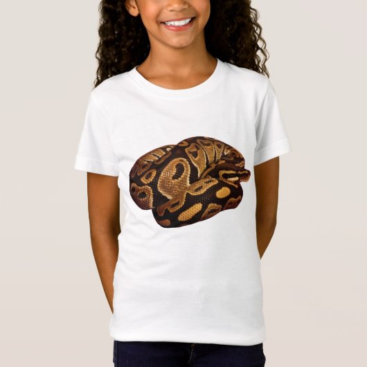 T-shirt de serpent de T-shirt de python de boule (Devant)