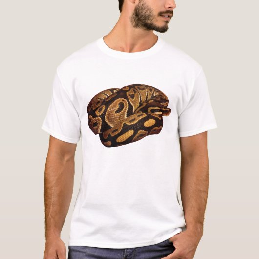 T-shirt de serpent de T-shirt de python de boule (Devant)