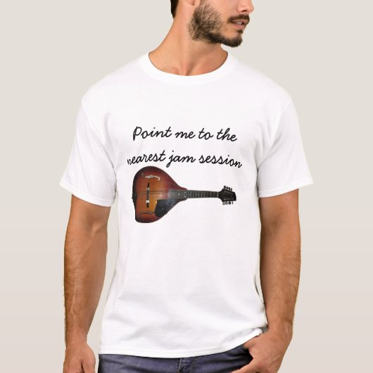 T-shirt de session de confiture de mandoline (Devant)