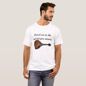 T-shirt de session de confiture de mandoline (Devant entier)