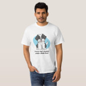 T-shirt de ShihTzu de bande dessinée (Devant entier)