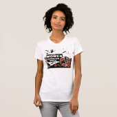 T-shirt de sifflement de Halloween Wowe-e (Devant entier)