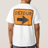 T-shirt de signe de DÉTOUR ! (Dos)